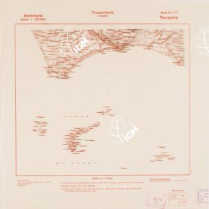 TRUPPENKARTE - STEREOKARTE - (CARTA STEREOSCOPICA PER USO MILITARE) - Foglio 170 - Terracina