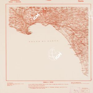 TRUPPENKARTE - STEREOKARTE - (CARTA STEREOSCOPICA PER USO MILITARE) - Foglio 171 - Gaeta