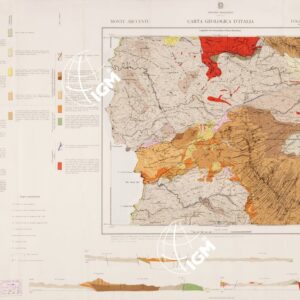 CARTA GEOLOGICA D'ITALIA - Monte Arcuentu