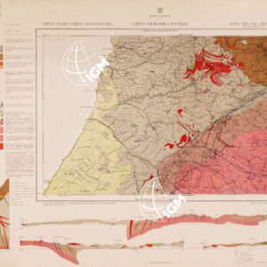 CARTA GEOLOGICA D'ITALIA - Punta Acqua Durci-Montevecchio