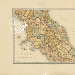 CARTA DELLE CIRCOSCRIZIONI AMMINISTRATIVE, MILITARI, GIUDIZIARIE E DIOCESANE DEL REGNO - Foglio 1