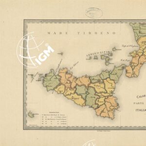CARTA DELLE CIRCOSCRIZIONI AMMINISTRATIVE, MILITARI, GIUDIZIARIE E DIOCESANE DEL REGNO - Foglio 4