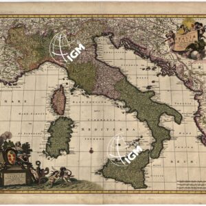 TOTIUS ITALIAE TABULA PER NICOLAUM VISSCHER
