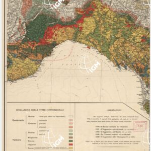 L'APPENNINO SETTENTRIONALE E CENTRALE CARTA GEOLOGICA DI FEDERICO SACCO - Tavola 1