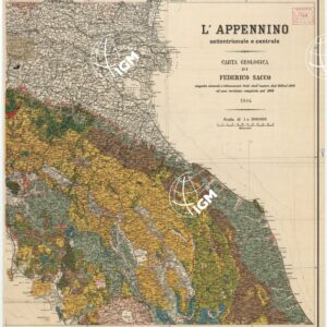 L'APPENNINO SETTENTRIONALE E CENTRALE CARTA GEOLOGICA DI FEDERICO SACCO - Tavola 2