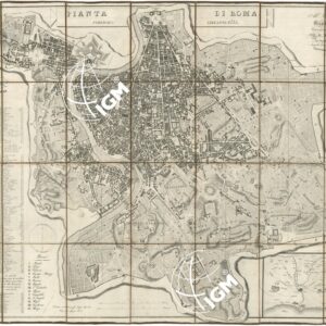 PIANTA DI ROMA PUBBLICATA NELL'ANNO 1835
