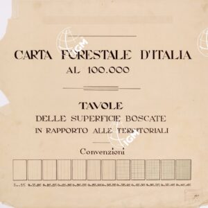 CARTA FORESTALE DEL REGNO D'ITALIA... - Tavole