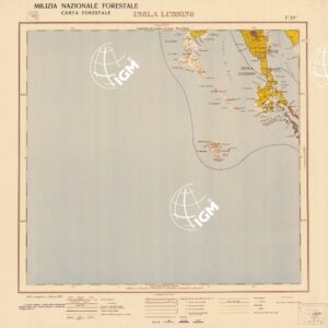 CARTA FORESTALE DEL REGNO D'ITALIA... - Foglio 89 a ISOLA LUSSINO