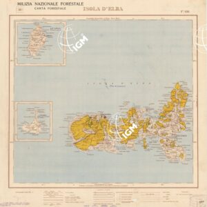 CARTA FORESTALE DEL REGNO D'ITALIA... - Foglio 126 ISOLA D'ELBA
