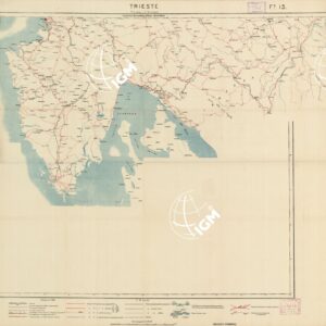 CARTA LOGISTICA D'ITALIA - Foglio 15 TRIESTE