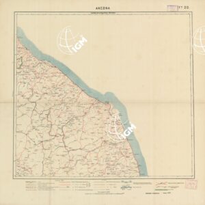 CARTA LOGISTICA D'ITALIA - Foglio 20 ANCONA
