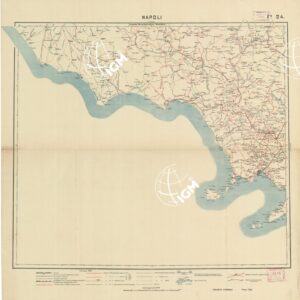 CARTA LOGISTICA D'ITALIA - Foglio 24 NAPOLI