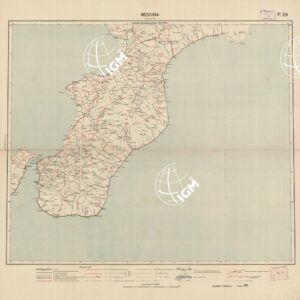 CARTA LOGISTICA D'ITALIA - Foglio 28 MESSINA