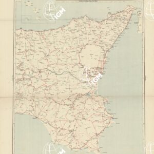CARTA LOGISTICA D'ITALIA - Foglio 29 CASTROGIOVANNI