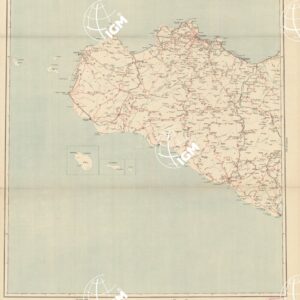 CARTA LOGISTICA D'ITALIA - Foglio 30 PALERMO