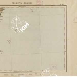 CARTA D'ITALIA CON LE INDICAZIONI DELLE CENTRALI PER LA PRODUZIONE DI ENERGIA ELETTRICA, ESISTENTI ED IN COSTRUZIONE A TUTTO L´ANNO 1920 - Foglio 55 MESSINA REGGIO