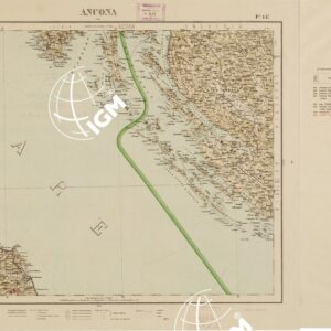 CARTA D'ITALIA CON LE INDICAZIONI DELLE CENTRALI PER LA PRODUZIONE DI ENERGIA ELETTRICA, ESISTENTI ED IN COSTRUZIONE A TUTTO L´ANNO 1920 - Foglio 14 ANCONA