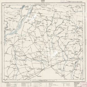 CARTA ITINERARIA PER GLI ALPINI - Foglio 21 UDINE (TOLMEZZO)