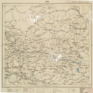 CARTA ITINERARIA PER GLI ALPINI - Foglio 45 SUSA