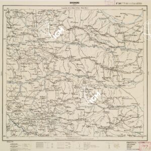 CARTA ITINERARIA PER GLI ALPINI - Foglio 50 DRONERO (PINEROLO)