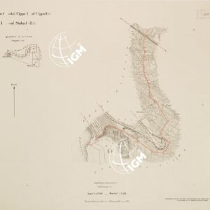 RILIEVO DELLA LINEA DI CONFINE DELLO STATO DI FIUME - Foglio 1 DAL CIPPO I AL CIPPO II'23