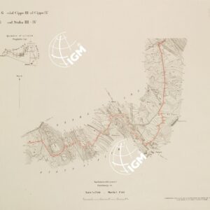 RILIEVO DELLA LINEA DI CONFINE DELLO STATO DI FIUME - Foglio 6 DAL CIPPO III AL CIPPO IV