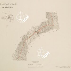 RILIEVO DELLA LINEA DI CONFINE DELLO STATO DI FIUME - Foglio 7 DAL CIPPO IV AL CIPPO IV'34