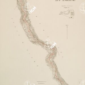 RILIEVO DELLA LINEA DI CONFINE DELLO STATO DI FIUME - Foglio 11 DAL CIPPO VII'43 AL CIPPO VIII'34
