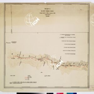 TRAITE DE NEUILLY SUR SEINE DU 27 NOV. 1919 COMMISSION DE DELIMITATION DE LA FRONTIERE GRECO-BULGARE - FEUILLE N. 1A TOUMBA