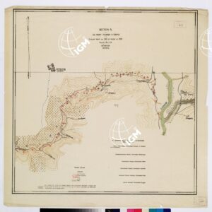 TRAITE DE NEUILLY SUR SEINE DU 27 NOV. 1919 COMMISSION DE DELIMITATION DE LA FRONTIERE GRECO-BULGARE -FEUILLE N. 2A PETRITCH