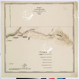 TRAITE DE NEUILLY SUR SEINE DU 27 NOV. 1919 COMMISSION DE DELIMITATION DE LA FRONTIERE GRECO-BULGARE - FEUILLE N. 3A LEHOVO