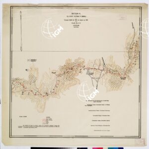TRAITE DE NEUILLY SUR SEINE DU 27 NOV. 1919 COMMISSION DE DELIMITATION DE LA FRONTIERE GRECO-BULGARE - FEUILLE N. 4A LOVTCHA