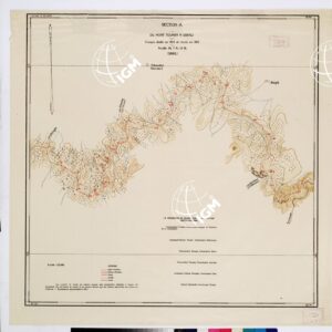 TRAITE DE NEUILLY SUR SEINE DU 27 NOV. 1919 COMMISSION DE DELIMITATION DE LA FRONTIERE GRECO-BULGARE -FEUILLE N. 7A -8 B1 DIBIKLI