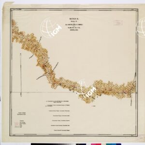 TRAITE DE NEUILLY SUR SEINE DU 27 NOV. 1919 COMMISSION DE DELIMITATION DE LA FRONTIERE GRECO-BULGARE - FEUILLE N. 1 B1-1 B2 KARTAL-DAG