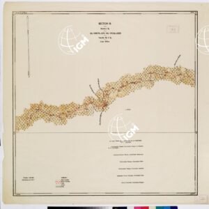 TRAITE DE NEUILLY SUR SEINE DU 27 NOV. 1919 COMMISSION DE DELIMITATION DE LA FRONTIERE GRECO-BULGARE - FEUILLE N. 2 B2 COTE 993.19
