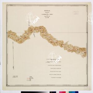 TRAITE DE NEUILLY SUR SEINE DU 27 NOV. 1919 COMMISSION DE DELIMITATION DE LA FRONTIERE GRECO-BULGARE - FEUILLE N. 3 B1 COTE 1350