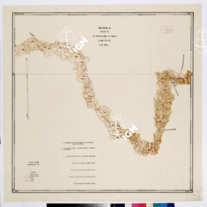TRAITE DE NEUILLY SUR SEINE DU 27 NOV. 1919 COMMISSION DE DELIMITATION DE LA FRONTIERE GRECO-BULGARE - FEUILLE N. 4 B1 COTE 1831.66