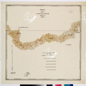 TRAITE DE NEUILLY SUR SEINE DU 27 NOV. 1919 COMMISSION DE DELIMITATION DE LA FRONTIERE GRECO-BULGARE - FEUILLE N. 5 B2 OMARLAR
