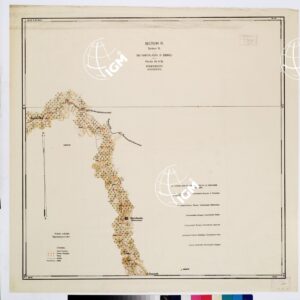 TRAITE DE NEUILLY SUR SEINE DU 27 NOV. 1919 COMMISSION DE DELIMITATION DE LA FRONTIERE GRECO-BULGARE -FEUILLE N. 6 B1 KOUCHOUTA