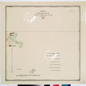 TRAITE DE NEUILLY SUR SEINE DU 27 NOV. 1919 COMMISSION DE DELIMITATION DE LA FRONTIERE GRECO-BULGARE - FEUILLE N. 1 C IENIKIOI