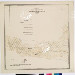 TRAITE DE NEUILLY SUR SEINE DU 27 NOV. 1919 COMMISSION DE DELIMITATION DE LA FRONTIERE GRECO-BULGARE - FEUILLE N. 3 C LIKOUDI