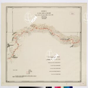 TRAITE DE NEUILLY SUR SEINE DU 27 NOV. 1919 COMMISSION DE DELIMITATION DE LA FRONTIERE GRECO-BULGARE - FEUILLE N. 8 C MALKOCHLAR