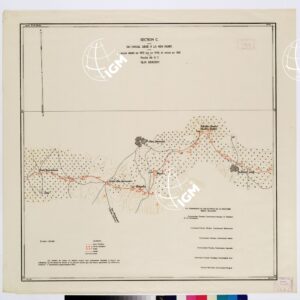 TRAITE DE NEUILLY SUR SEINE DU 27 NOV. 1919 COMMISSION DE DELIMITATION DE LA FRONTIERE GRECO-BULGARE - FEUILLE N. 10 C GLM.DERVENT