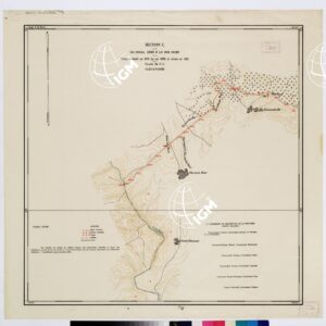 TRAITE DE NEUILLY SUR SEINE DU 27 NOV. 1919 COMMISSION DE DELIMITATION DE LA FRONTIERE GRECO-BULGARE - FEUILLE N. 11 C OUZOUN-BAIR