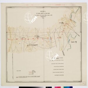 TRAITE DE NEUILLY SUR SEINE DU 27 NOV. 1919 COMMISSION DE DELIMITATION DE LA FRONTIERE GRECO-BULGARE - FEUILLE N. 12 C FIKEL