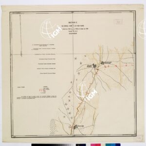 TRAITE DE NEUILLY SUR SEINE DU 27 NOV. 1919 COMMISSION DE DELIMITATION DE LA FRONTIERE GRECO-BULGARE - FEUILLE N. 13 C DOUVAN DJA
