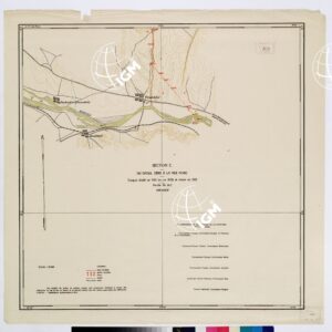 TRAITE DE NEUILLY SUR SEINE DU 27 NOV. 1919 COMMISSION DE DELIMITATION DE LA FRONTIERE GRECO-BULGARE - FEUILLE N. 14 C KADIKIOI