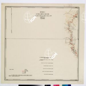 TRAITE DE NEUILLY SUR SEINE DU 27 NOV. 1919 COMMISSION DE DELIMITATION DE LA FRONTIERE GRECO-BULGARE - FEUILLE N. 16 C TAZI-TEPESSI'