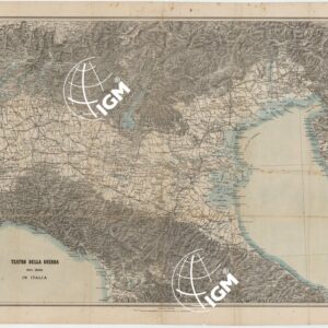 TEATRO DELLA GUERRA DEL 1866 IN ITALIA - Tavola II