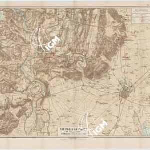 TEATRO DELLA GUERRA - BATTAGLIA DI CUSTOZA -24'6'1866 (1° E 2° MOMENTO) - Tavola IV